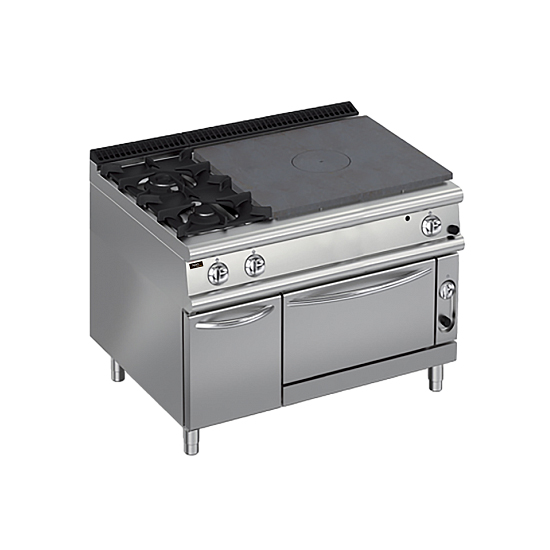 Плита со сплошной поверхностью газовая 700 серии Apach Chef Line LRSTG127R2FG