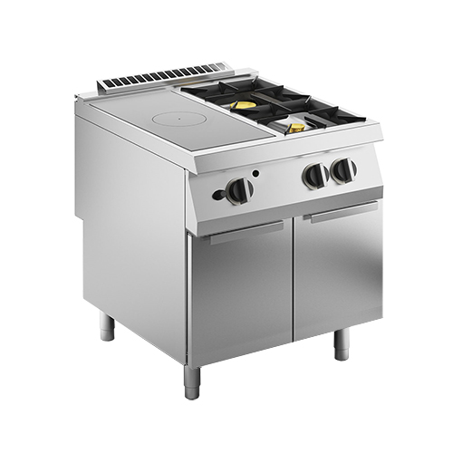 Плита со сплошной поверхностью газовая 700 серии Apach Chef Line SLRSTG87R2DXCS