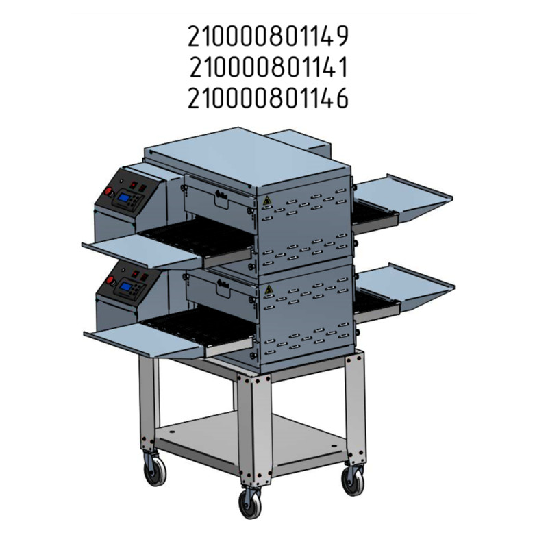 картинка Конвейерная печь для пиццы Abat ПЭК-400