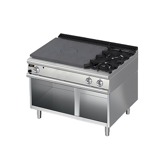 Плита со сплошной поверхностью газовая 700 серии Apach Chef Line LRSTG127R2DXOS