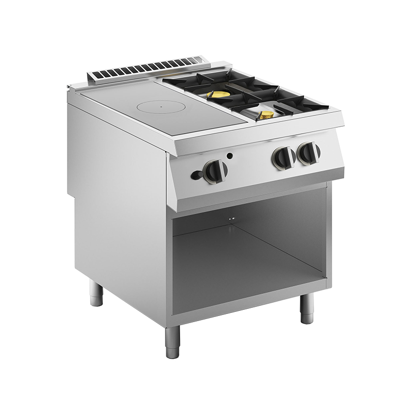 Плита со сплошной поверхностью газовая 700 серии Apach Chef Line SLRSTG87R2DXOS