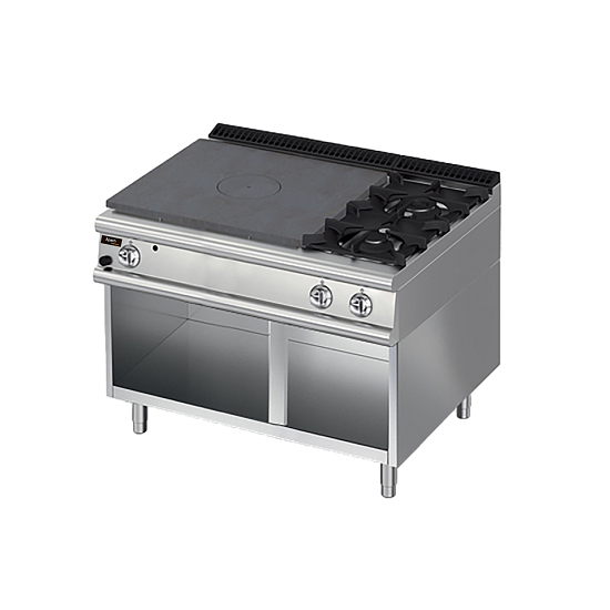 Плита со сплошной поверхностью газовая 900 серии Apach Chef Line LRSTG129R2DXOS