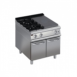 картинка Плита со сплошной поверхностью газовая 700 серии Apach Chef Line LRSTG87R2SXCS