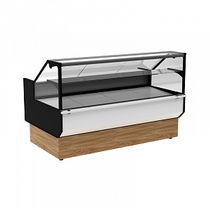 картинка Витрина холодильная Carboma Palm 2 GC95 SV 1,0-1 KombiLux / INOX (ВХСр-1,0 GC95)